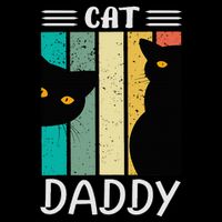 Cat Daddy Funny Cats for Fathers Day Cooling Performance Crew T-Shirt
