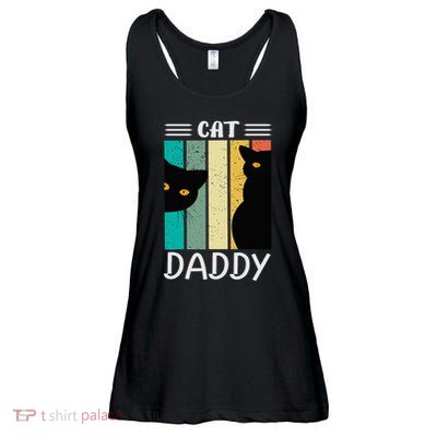 Cat Daddy Funny Cats for Fathers Day Ladies Essential Flowy Tank