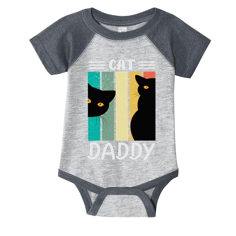 Cat Daddy Funny Cats for Fathers Day Infant Baby Jersey Bodysuit