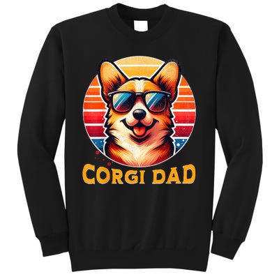 Corgi Dad Father Day Gift For Lovers Funny Sweatshirt