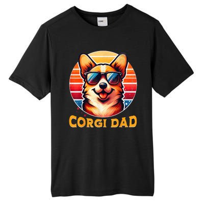 Corgi Dad Father Day Gift For Lovers Funny Tall Fusion ChromaSoft Performance T-Shirt