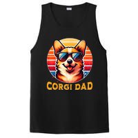 Corgi Dad Father Day Gift For Lovers Funny PosiCharge Competitor Tank