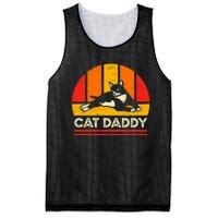 Cat Daddy Father Vintage Black Cats Mesh Reversible Basketball Jersey Tank