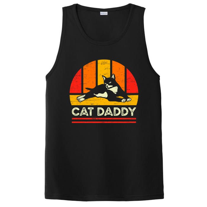 Cat Daddy Father Vintage Black Cats PosiCharge Competitor Tank