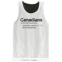 Canadian Definition Funny Anti American Canada Mesh Reversible Basketball Jersey Tank