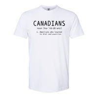 Canadian Definition Funny Canada Pride Softstyle CVC T-Shirt