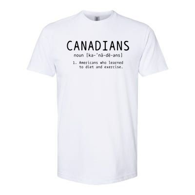 Canadian Definition Funny Canada Pride Softstyle® CVC T-Shirt