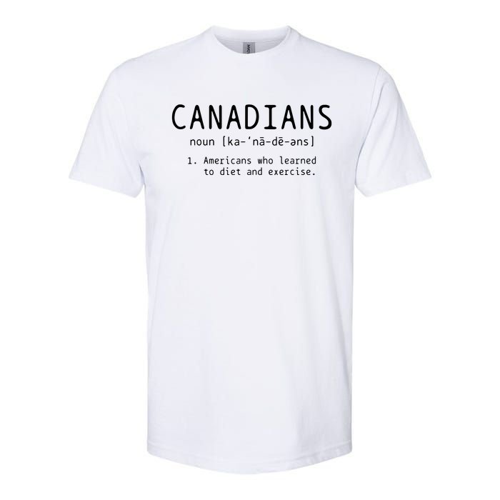 Canadian Definition Funny Canada Pride Softstyle CVC T-Shirt