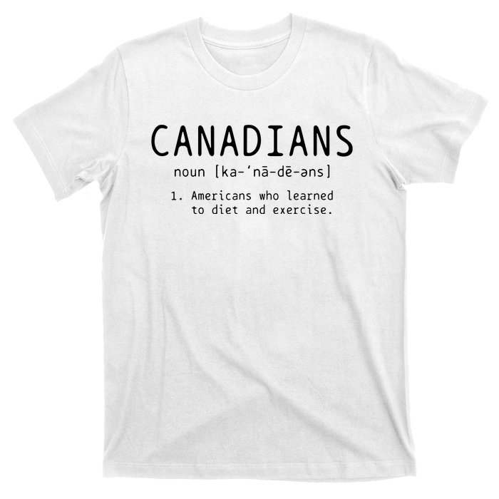 Canadian Definition Funny Canada Pride T-Shirt