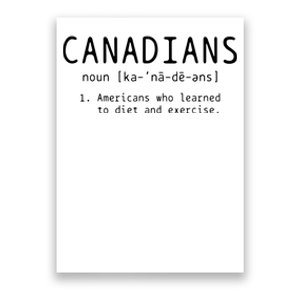 Canadian Definition Funny Canada Pride Poster