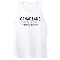 Canadian Definition Funny Canada Pride PosiCharge Competitor Tank