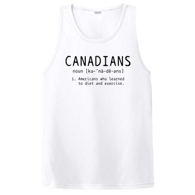 Canadian Definition Funny Canada Pride PosiCharge Competitor Tank