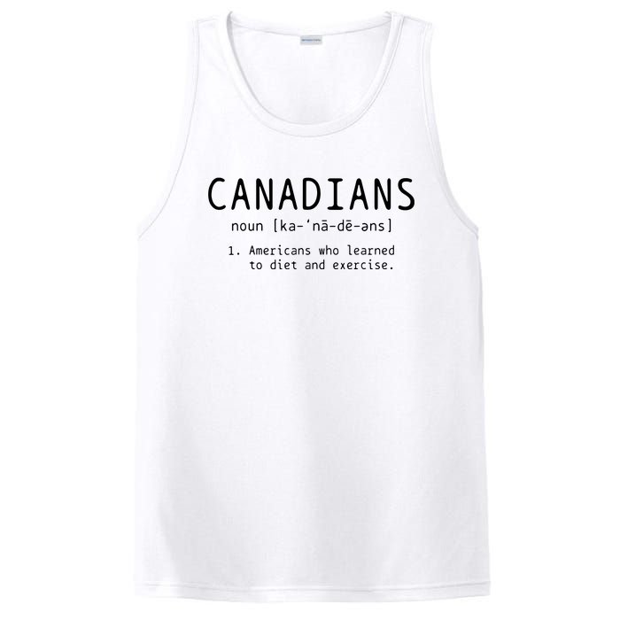 Canadian Definition Funny Canada Pride PosiCharge Competitor Tank