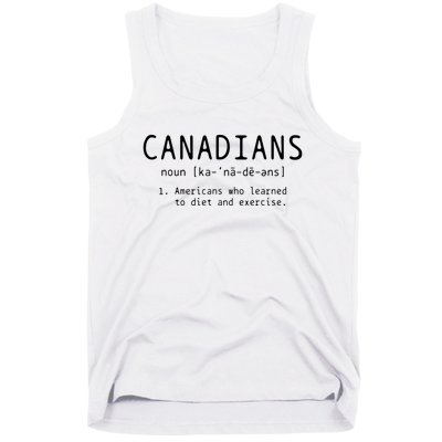 Canadian Definition Funny Canada Pride Tank Top