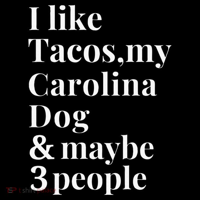 Carolina Dog Funny Dog Owner Tacos Lover Gift Women Women's V-Neck T-Shirt