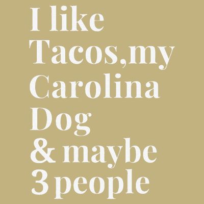 Carolina Dog Funny Dog Owner Tacos Lover Gift Women T-Shirt