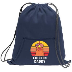 Chicken Daddy Farmer Chicken Lover Sweatshirt Cinch Pack Bag