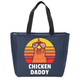 Chicken Daddy Farmer Chicken Lover Zip Tote Bag