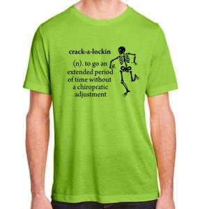 Chiropractor Definition Funny Chiropractic Humor Chiro Lover Gift Adult ChromaSoft Performance T-Shirt