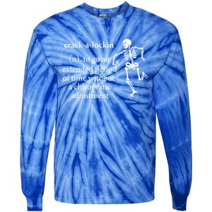 Chiropractor Definition Funny Chiropractic Humor Chiro Lover Gift Tie-Dye Long Sleeve Shirt