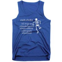 Chiropractor Definition Funny Chiropractic Humor Chiro Lover Gift Tank Top