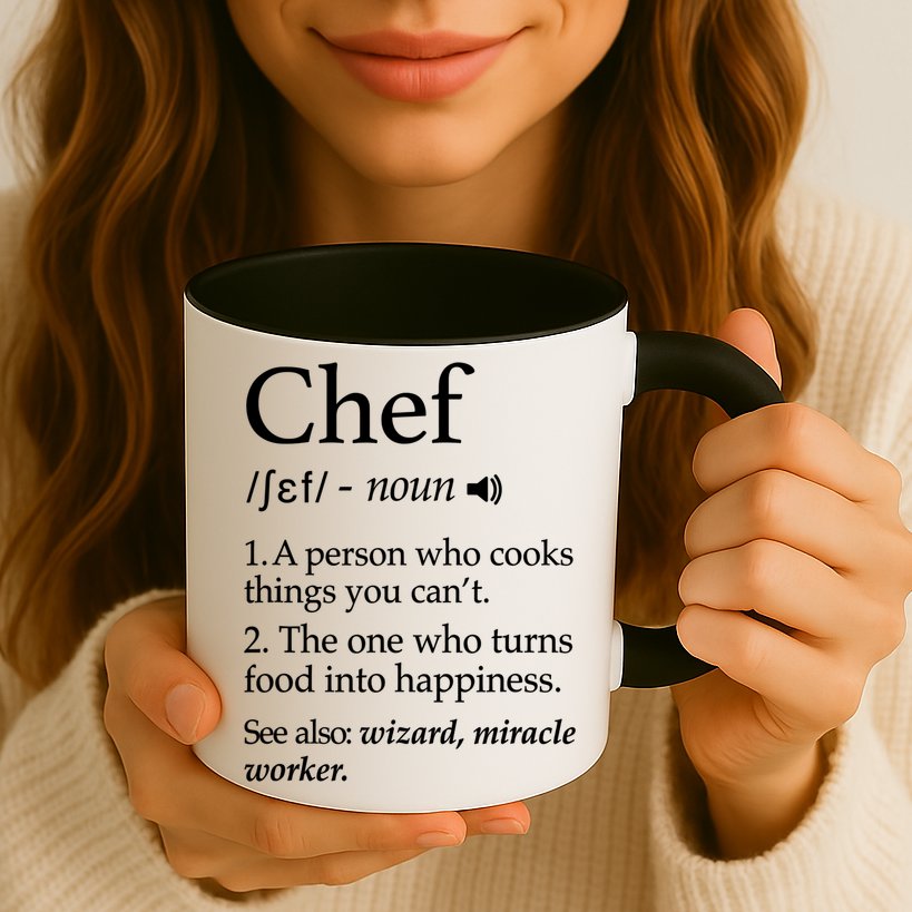 Chef Definition Funny Line Saying Cook Cooking Gifts Chefs T Mug