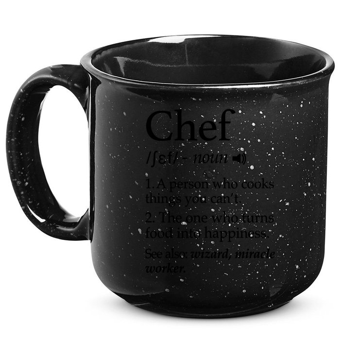 Chef Definition Funny Line Saying Cook Cooking Gifts Chefs T 15oz Campfire Ceramic Mug