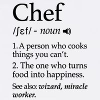 Chef Definition Funny Line Saying Cook Cooking Gifts Chefs T Garment-Dyed Sweatshirt