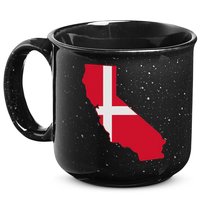 California Denmark Flag Map 15oz Campfire Ceramic Mug