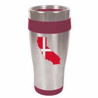 California Denmark Flag Map 16oz Travel Tumbler