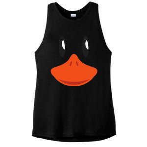 Cute Duck Face Awesome Halloween Costume Gift Ladies PosiCharge Tri-Blend Wicking Tank