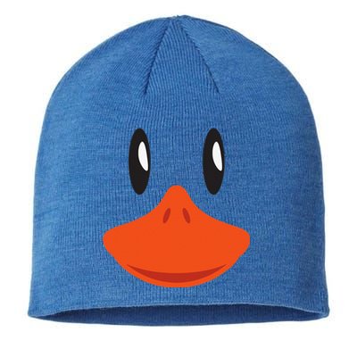 Cute Duck Face Awesome Halloween Costume Gift Sustainable Beanie