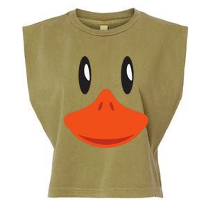 Cute Duck Face Awesome Halloween Costume Gift Garment-Dyed Women's Muscle Tee