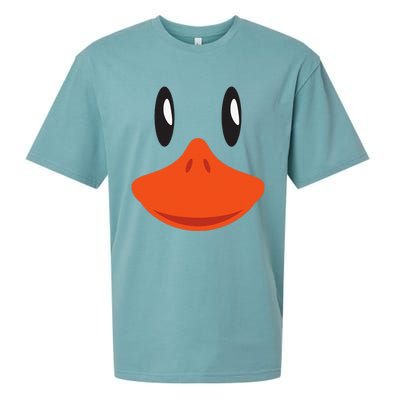 Cute Duck Face Awesome Halloween Costume Gift Sueded Cloud Jersey T-Shirt