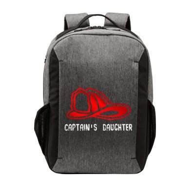 Captains Daughter Firefighter Gift Fire Company Vector Backpack