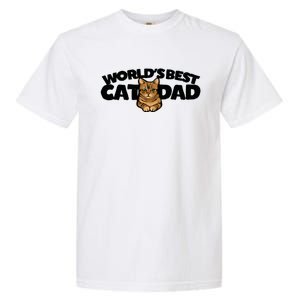 Cat Dad Funny Cat Person Humor Gift Garment-Dyed Heavyweight T-Shirt