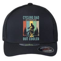 Cycling Dad Father's Day Funny Vintage Flexfit Unipanel Trucker Cap