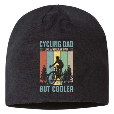 Cycling Dad Father's Day Funny Vintage Sustainable Beanie