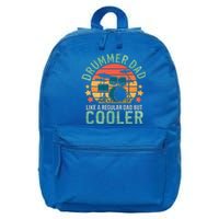 Cool Drummer For Drumming Drum Set Drummer 16 in Basic Backpack