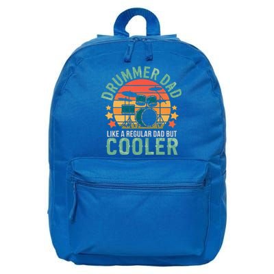 Cool Drummer For Drumming Drum Set Drummer 16 in Basic Backpack