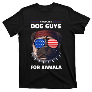 Childless Dog Guys For Kamala Harris 2024 Election T-Shirt