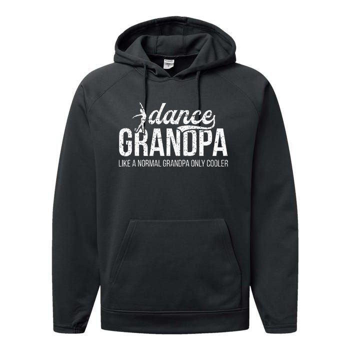 Cool Dance Grandpa Of A Dancer Grandfather Dancing Grandpa Performance Fleece Hoodie