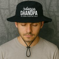 Cool Dance Grandpa Of A Dancer Grandfather Dancing Grandpa Bucket Hat