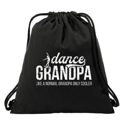 Cool Dance Grandpa Of A Dancer Grandfather Dancing Grandpa Drawstring Bag