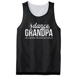 Cool Dance Grandpa Of A Dancer Grandfather Dancing Grandpa Mesh Reversible Basketball Jersey Tank