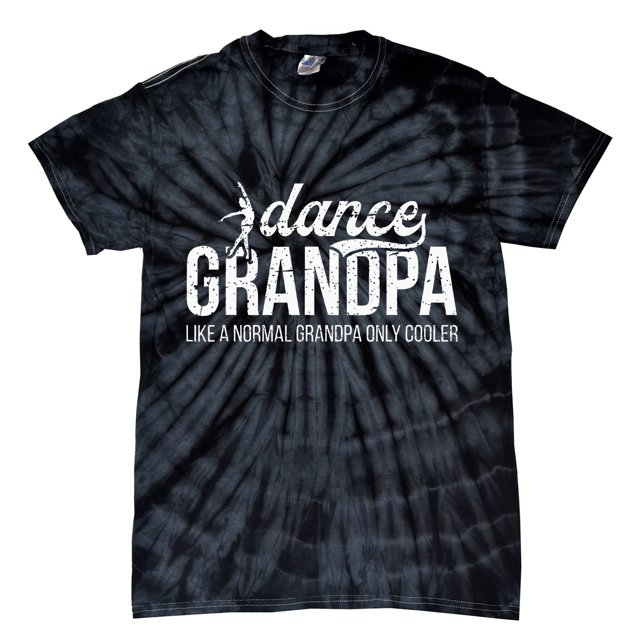 Cool Dance Grandpa Of A Dancer Grandfather Dancing Grandpa Tie-Dye T-Shirt