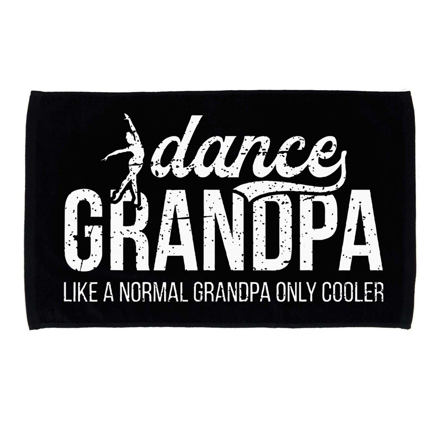 Cool Dance Grandpa Of A Dancer Grandfather Dancing Grandpa Microfiber Hand Towel