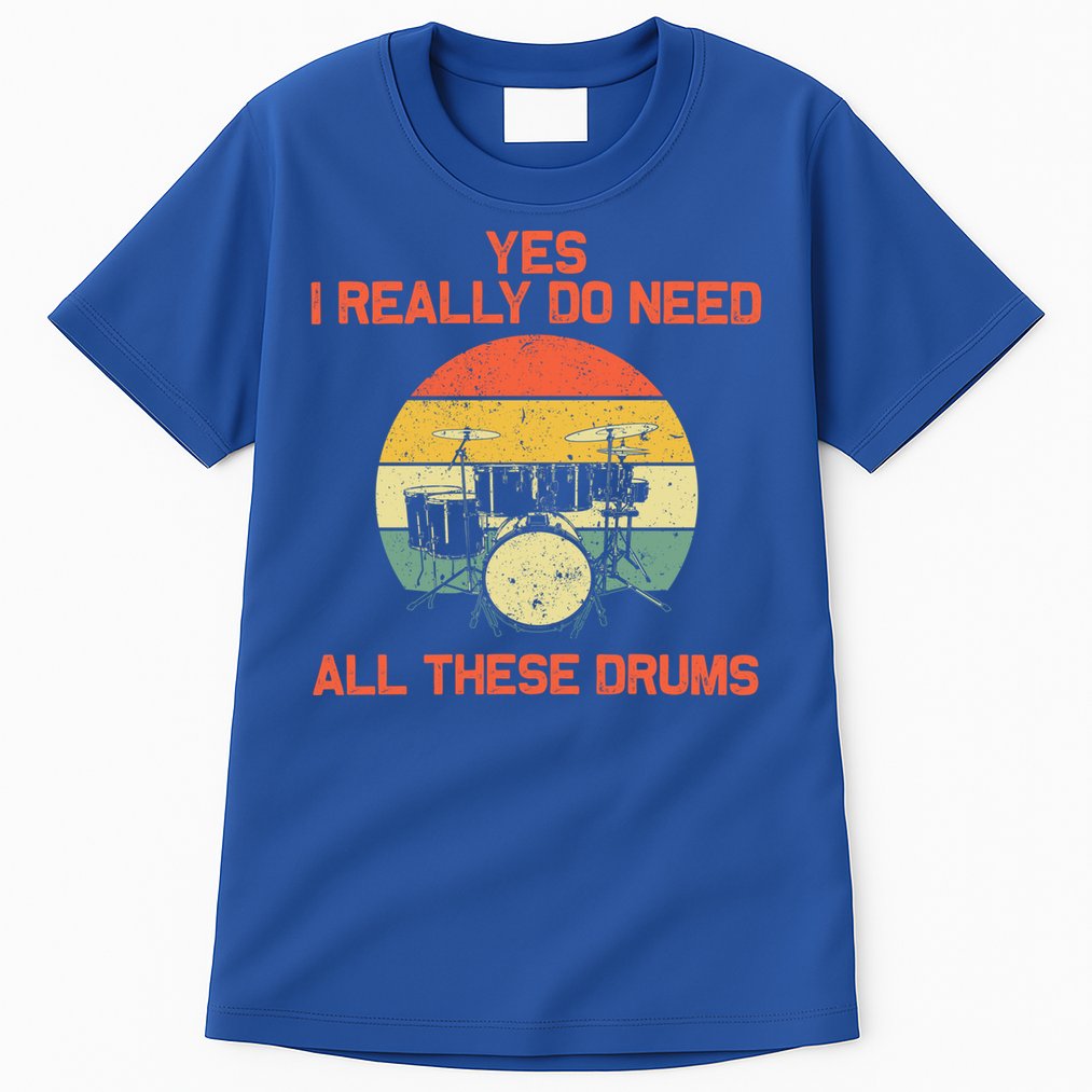 Cool Drumming Gifts Drummer Accessories & Stuff Tall T-Shirt