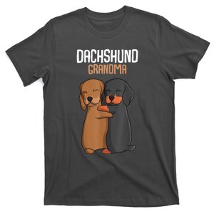 Cute Dachshund Grandma Weenie Mom Dog Lover Best Gift T-Shirt