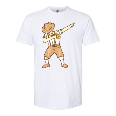 Cool Dabbing German Man With Beer Mug Shirts Oktoberfest Gift Softstyle® CVC T-Shirt